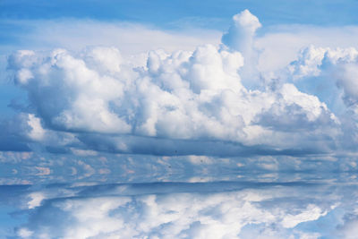 Low angle view of clouds in sky