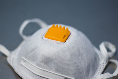 Close-up of stuffed toy over white background