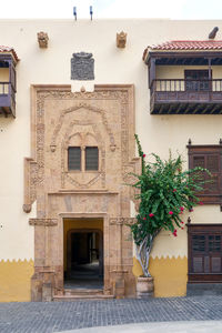 Low angle view of old building