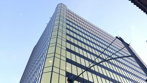 Low angle view of modern office building