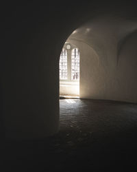 Empty corridor of building