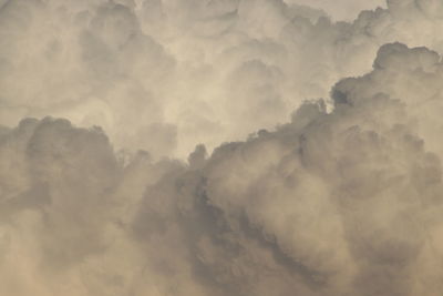 Low angle view of clouds in sky