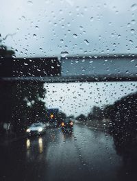 Raindrops on glass window