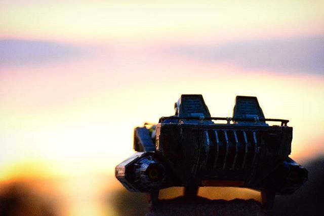 sunset, focus on foreground, sky, selective focus, close-up, orange color, outdoors, metal, no people, nature, cloud - sky, old-fashioned, abandoned, transportation, obsolete, dusk, mode of transport, damaged, machinery, equipment