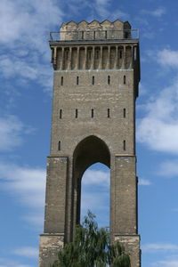 Low angle view of historical building against sky