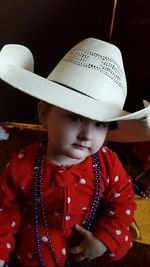 Boy wearing hat