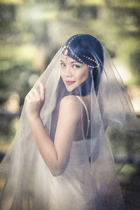 Portrait of a beautiful young woman