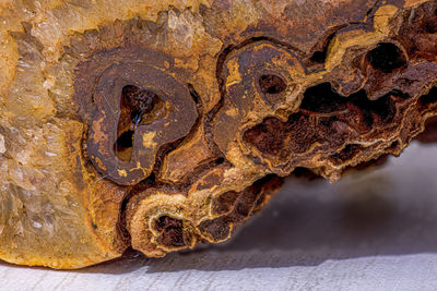 Close-up of rusty metal