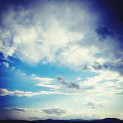 Low angle view of clouds in sky
