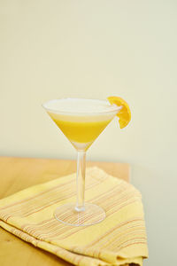 Close-up of drink on table