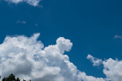 Low angle view of clouds in sky
