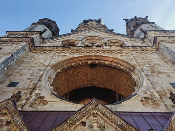 Low angle view of temple