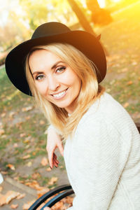 Portrait of a smiling young woman