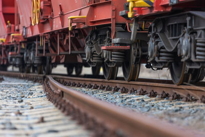 Train on railroad track