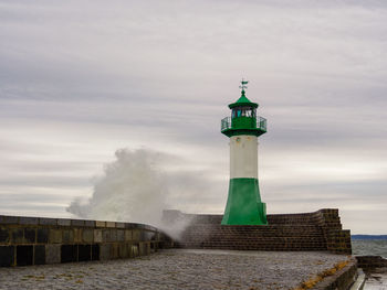 View of lighthouse against sky