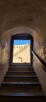 Low angle view of ceiling