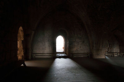 Corridor of old building