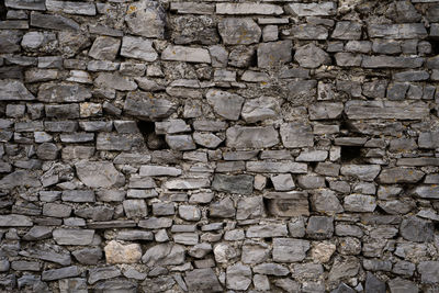 Full frame shot of stone wall