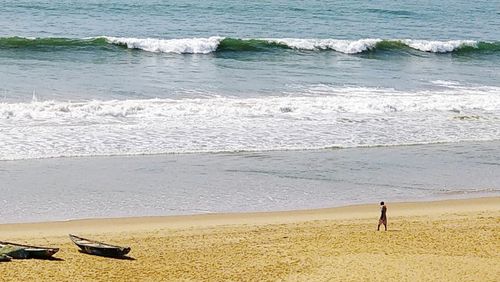 Scenic view of beach