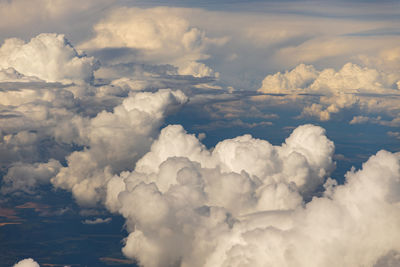 Low angle view of clouds in sky