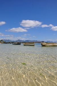 Scenic view of calm sea against sky