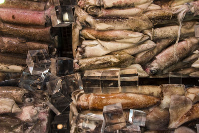 Close-up of meat in market