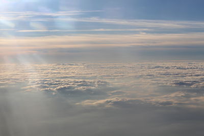 Scenic view of cloudy sky