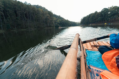 Scenic view of lake