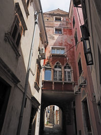 Low angle view of residential buildings