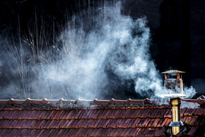 Close-up of smoke