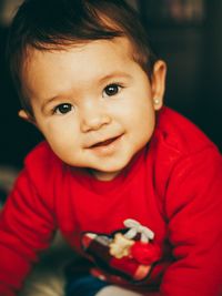 Close-up of cute baby