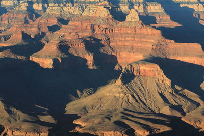 Scenic view of rock formations