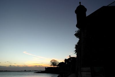 Calm sea at sunset