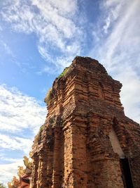 Low angle view of a temple