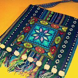 Low angle view of multi colored pattern