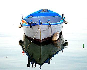 Boats in sea