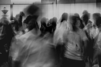 People in shopping mall