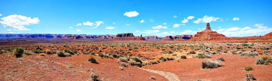 Panoramic view of landscape against sky