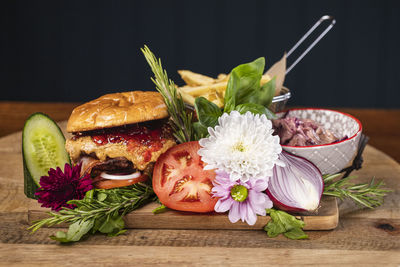 Close-up of potted plant on table