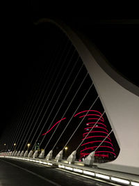 View of illuminated city at night