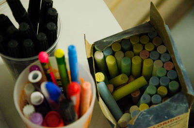 Close-up of multi colored objects