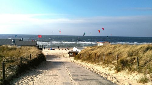 Scenic view of beach