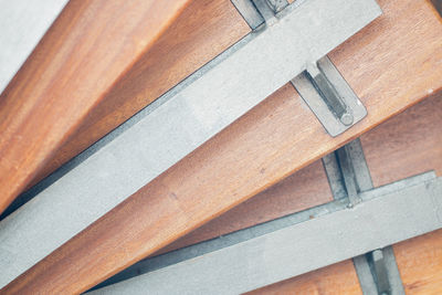 Full frame shot of wooden table