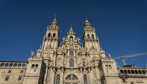 Low angle view of historical building