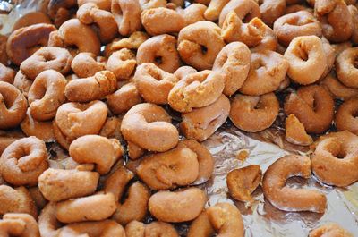 Full frame shot of cookies