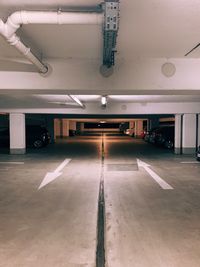 View of empty parking lot