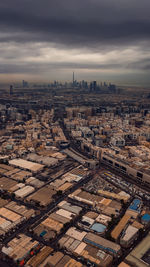 Dubai city from the sky 