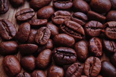 Full frame shot of coffee beans