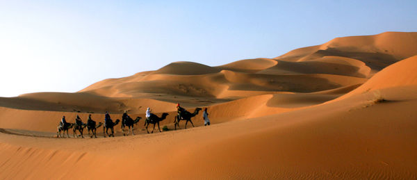 View of desert against sky