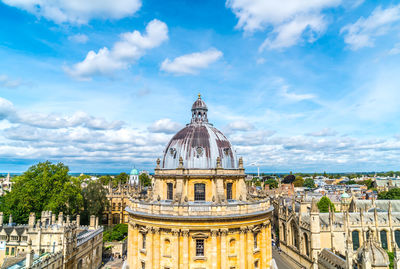 Cathedral against sky in city